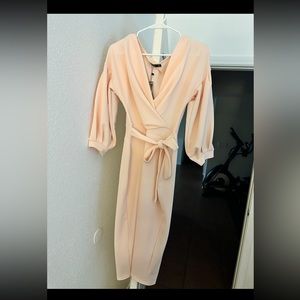 Pink peach dress with tags